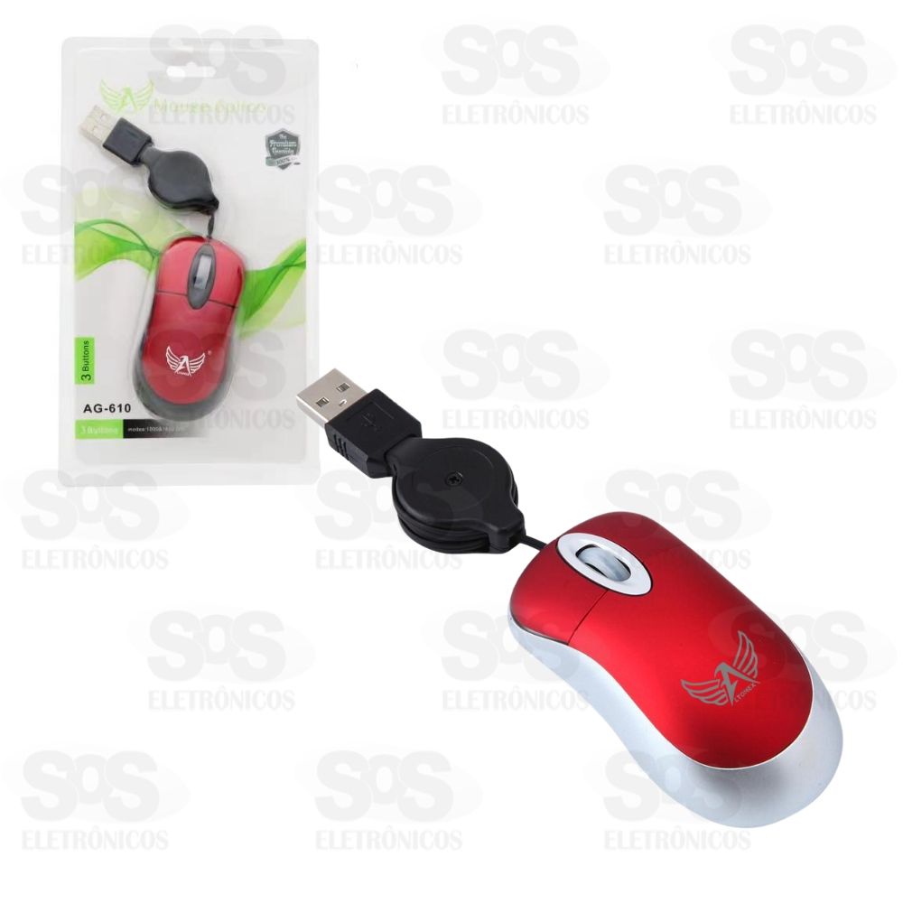 Mini Mouse ptico USB Retrtil Altomex AG-610