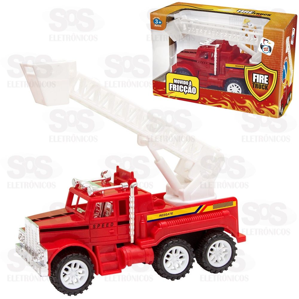 Caminho Bombeiro de Frico Fire Truck 3 modelos Pica-Pau 0734