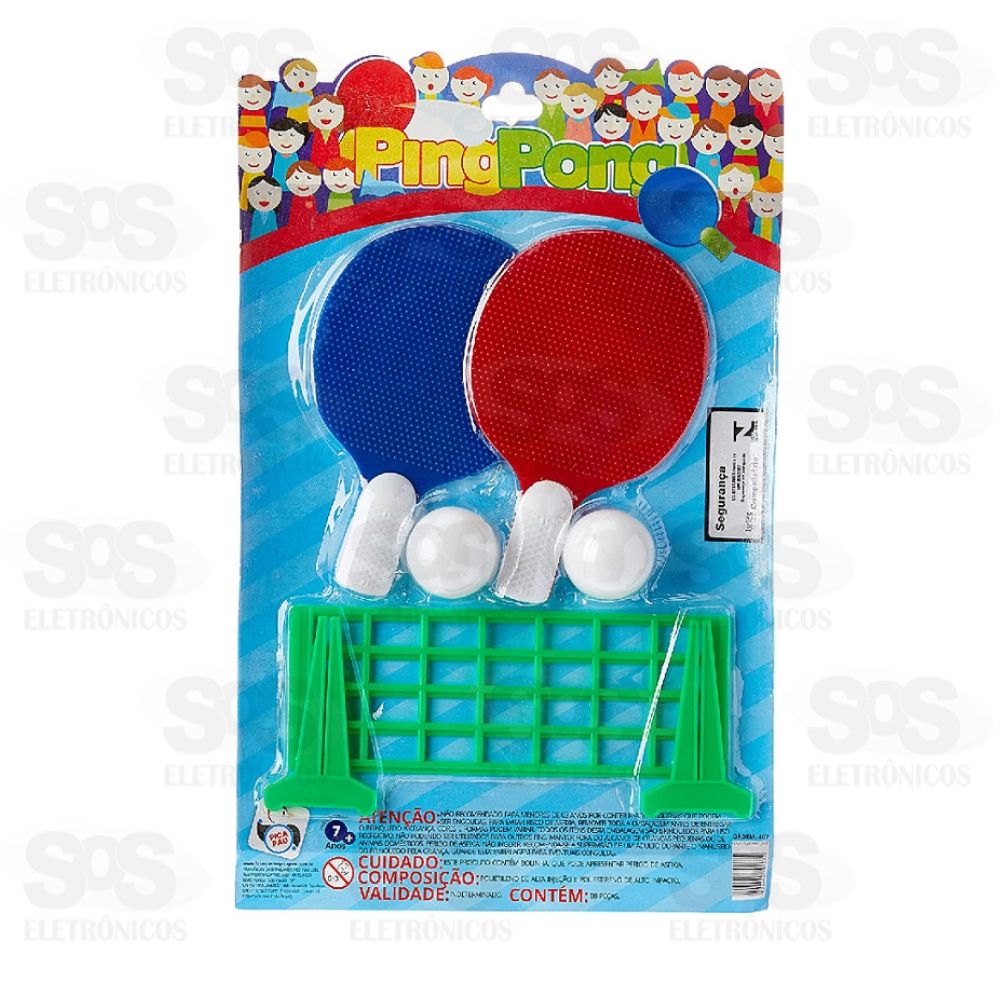 Kit Ping Pong Tnis De Mesa Pica Pau 407