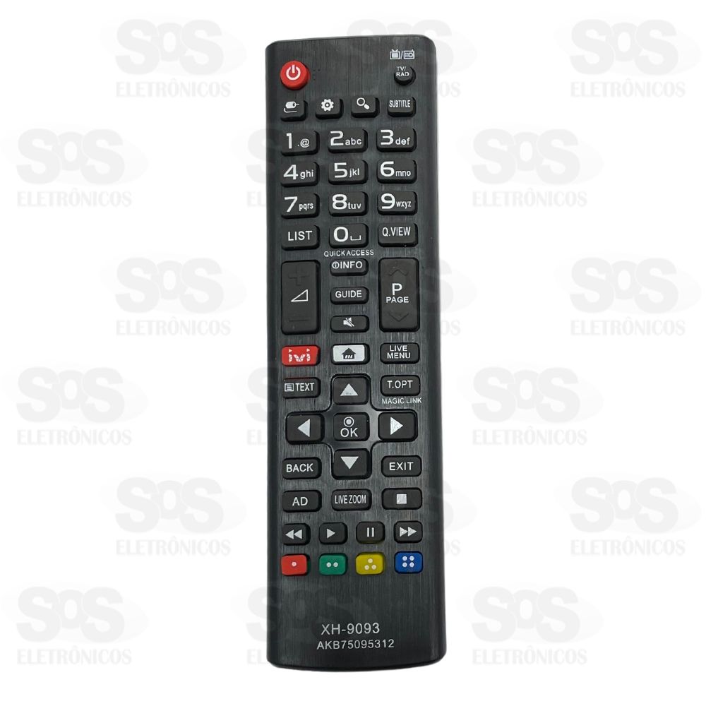 Controle Remoto LG Tecla Ivi XH 9093