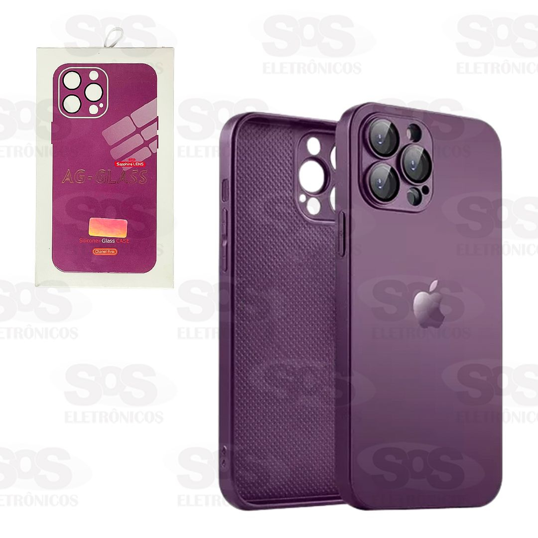 Capa De Vidro Iphone 14 Plus Cores Variadas