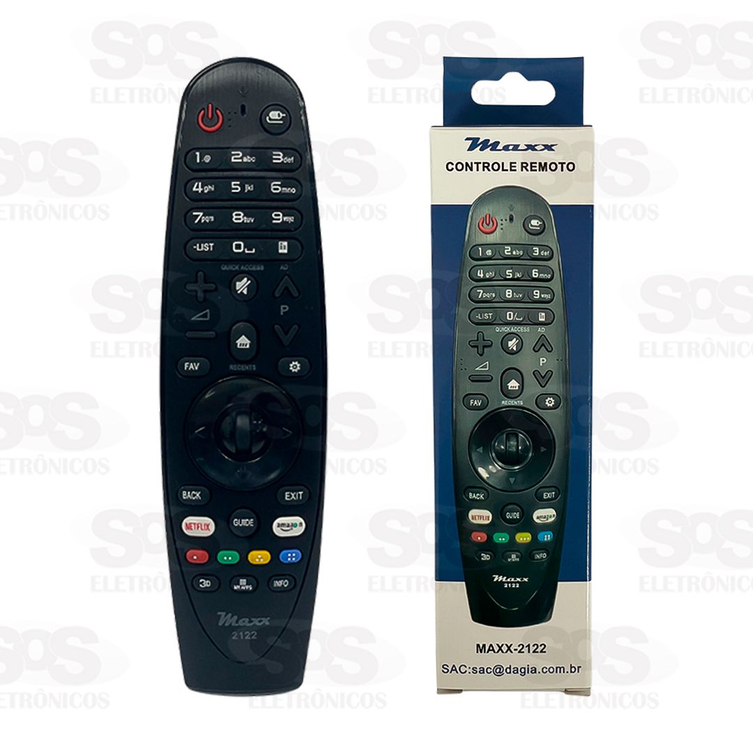 Controle Remoto Com Mouse Smart TV LG Maxx 2122