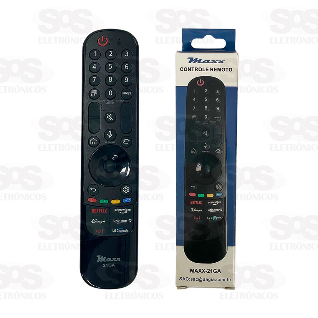 Controle Remoto Com Mouse Smart TV LG Maxx 21GA