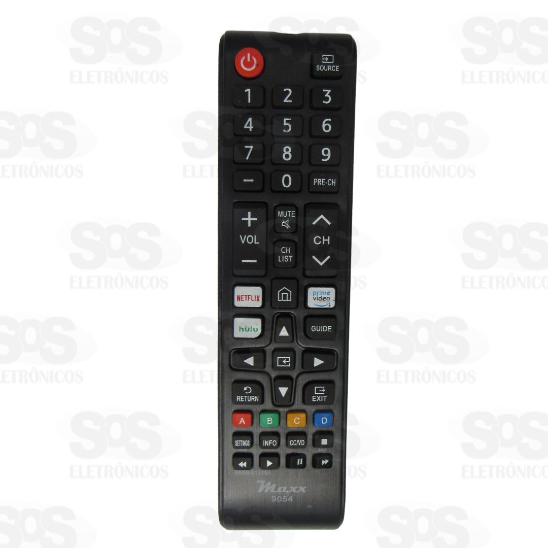 Controle Remoto Samsung Smart Tv Tecla Hulu Maxx 9054 KA-2891