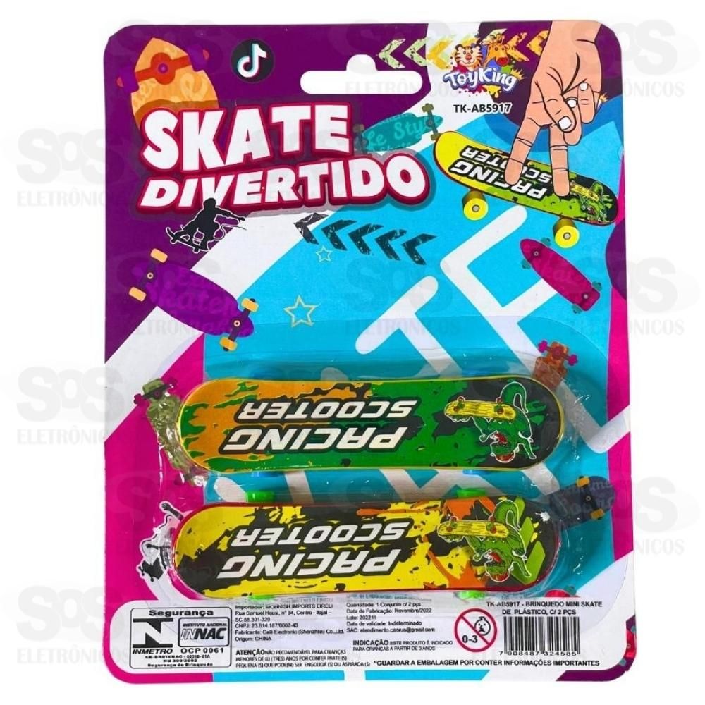 Kit 3 Skate De Dedo Infantil Sortidos Toy King TK-AB6220