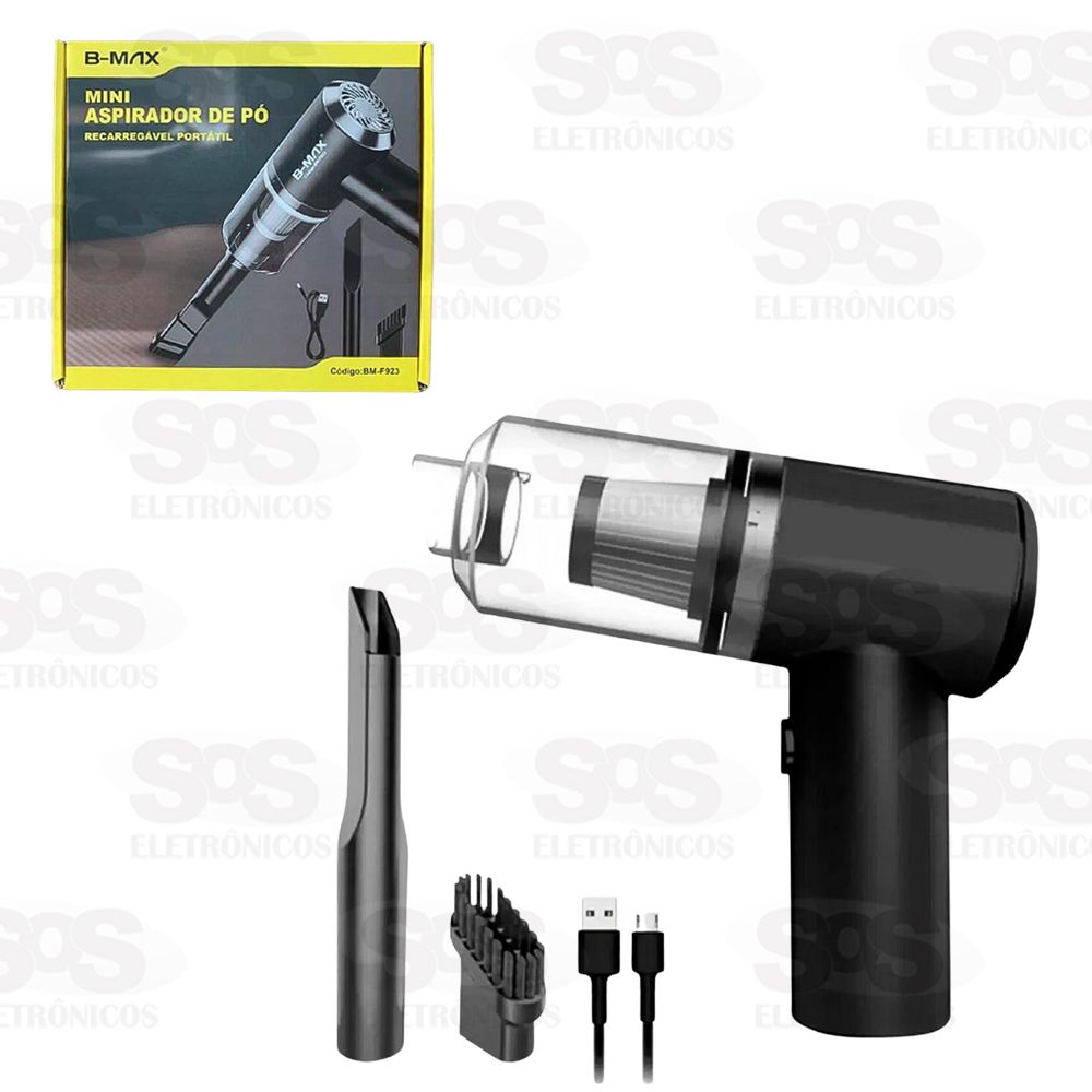 Mini Aspirador De P Automotivo B-Max BM-F923