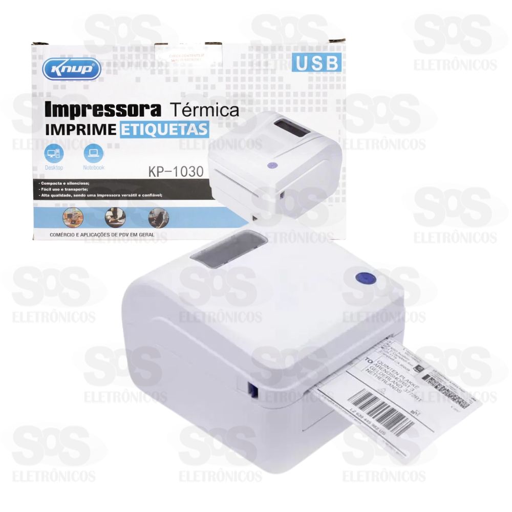 Impressora Trmica Para Etiquetas Knup KP-1030