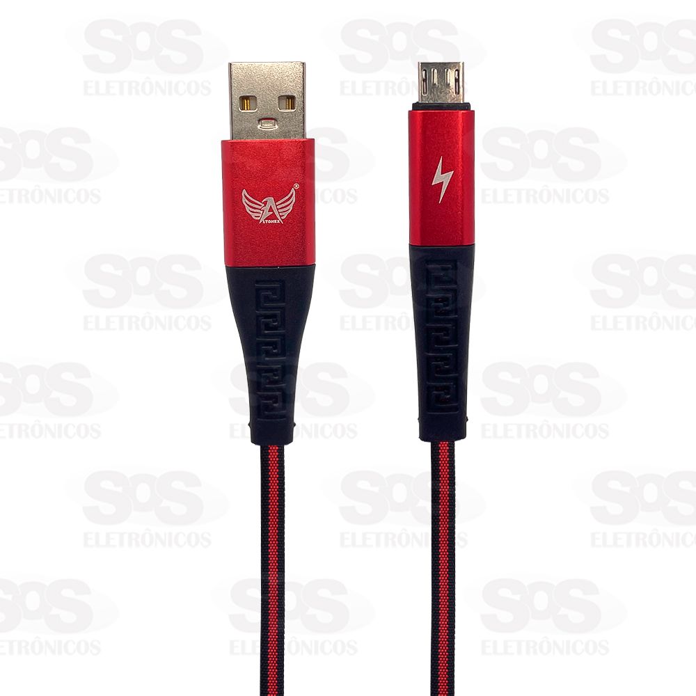 Cabo De Dados Micro USB V8 3.4A 1 Metro Altomex AL-2051-V8