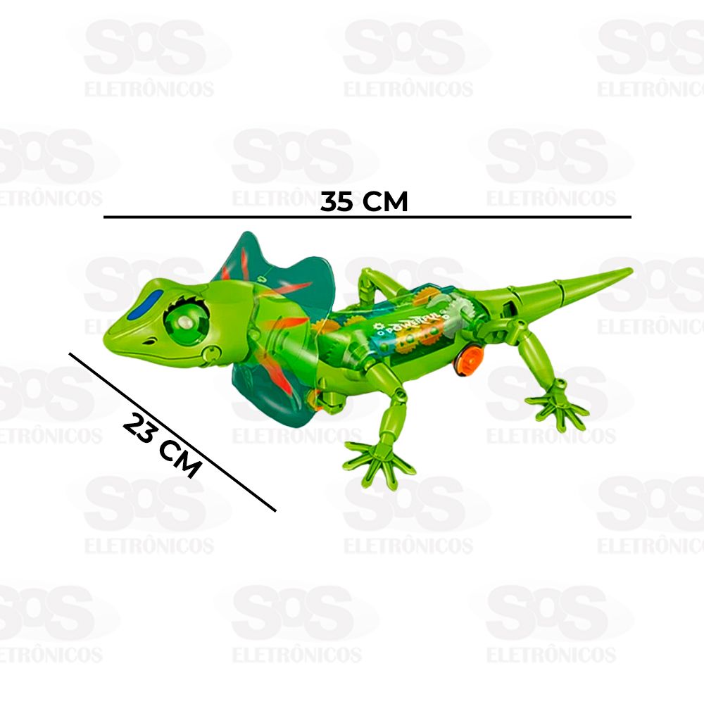 Lagarto Robtico Com Luzes e Sons Toy King TK-AB2489