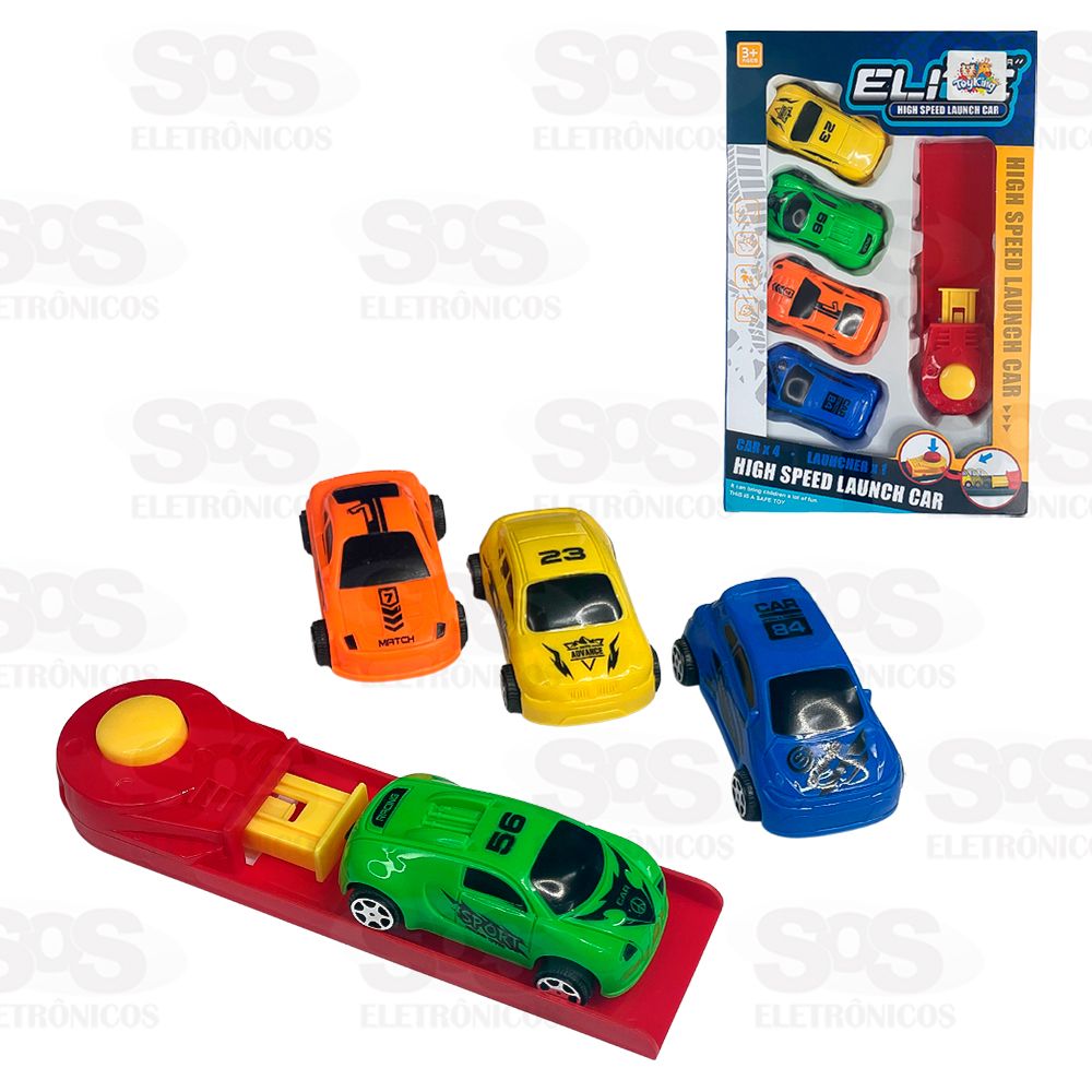 Pista Lana Carrinhos 4 Unidades Toy King TK-AB4696