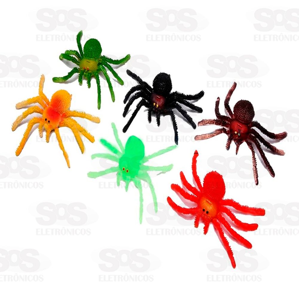 Aranha De Borracha Colorida Toy King TK-AB4916