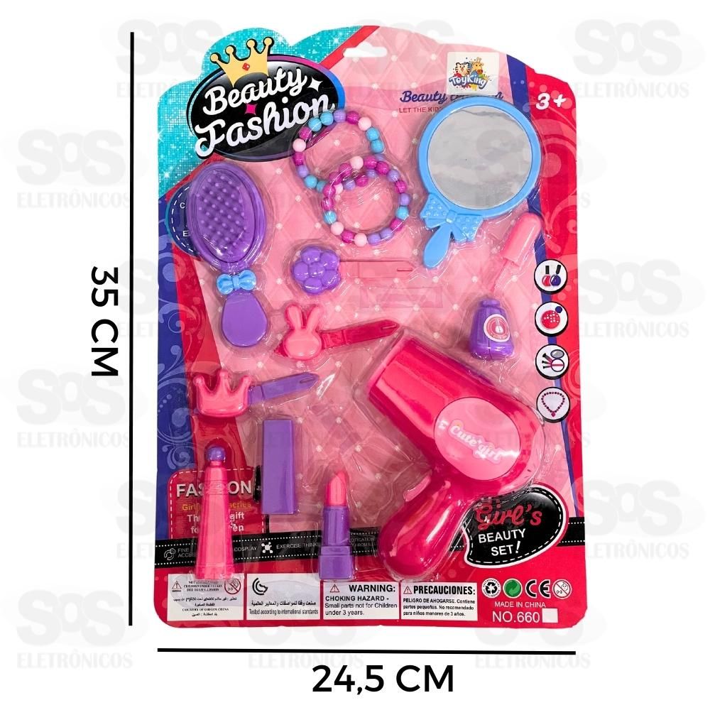 Kit de Beleza Princesa Fashion 11 Peas Toy King TK-4335