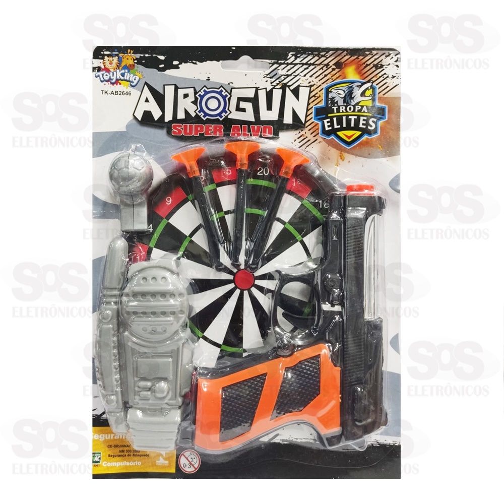 Kit Lanador De Dardos Super Alvo Toy King TK-2646