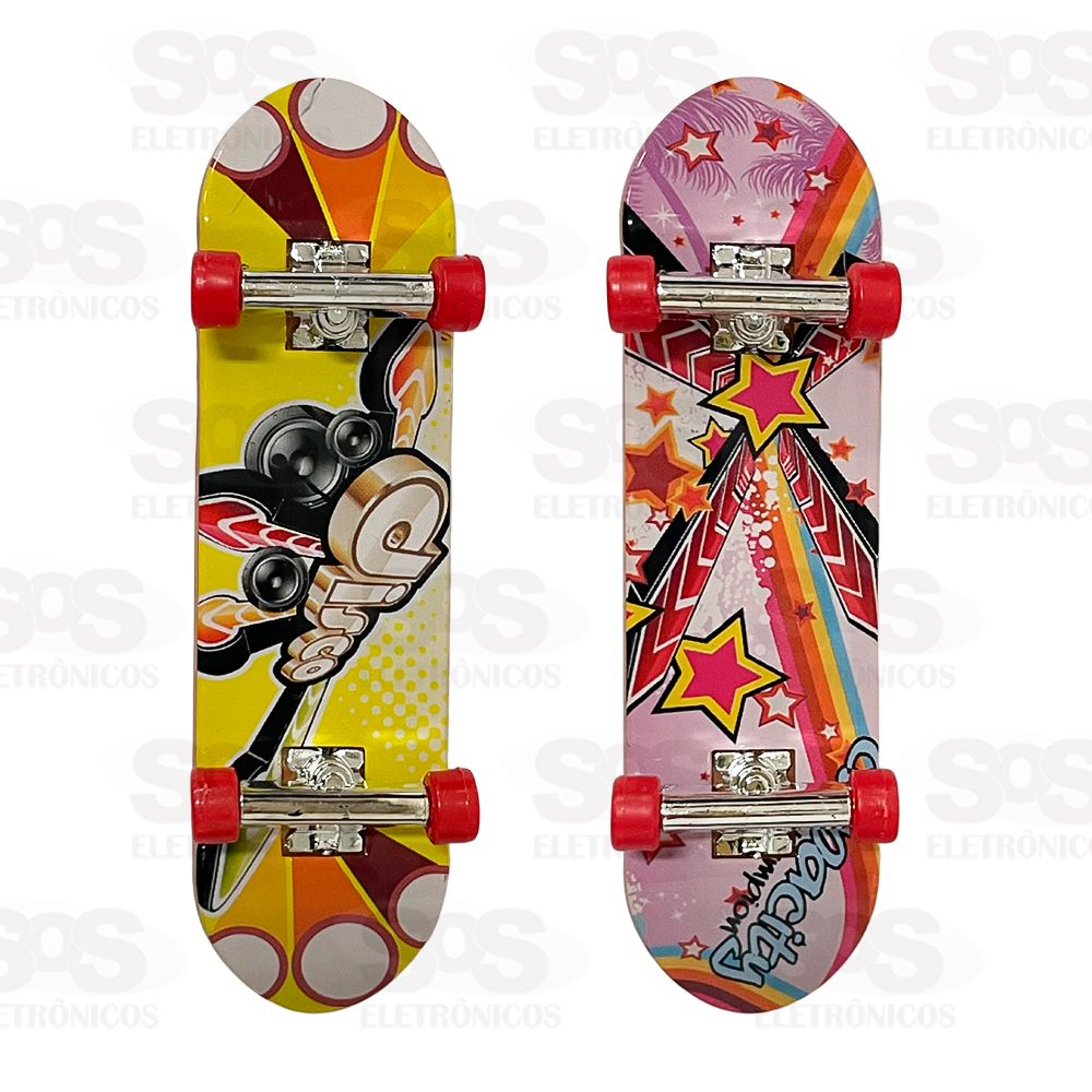 Kit 3 Skate De Dedo Infantil Sortidos Toy King TK-AB6220