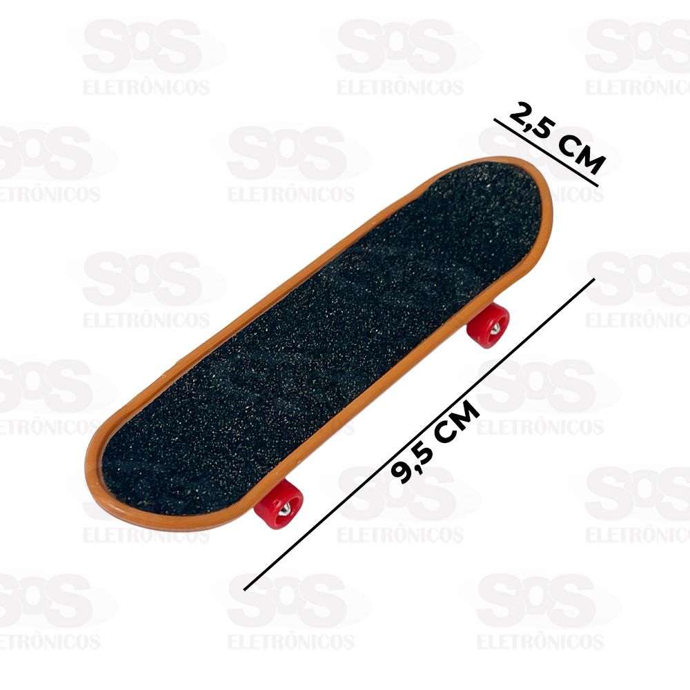 Kit 5 Mini Skate De Dedo Semi Profissional Modelos Sortidos