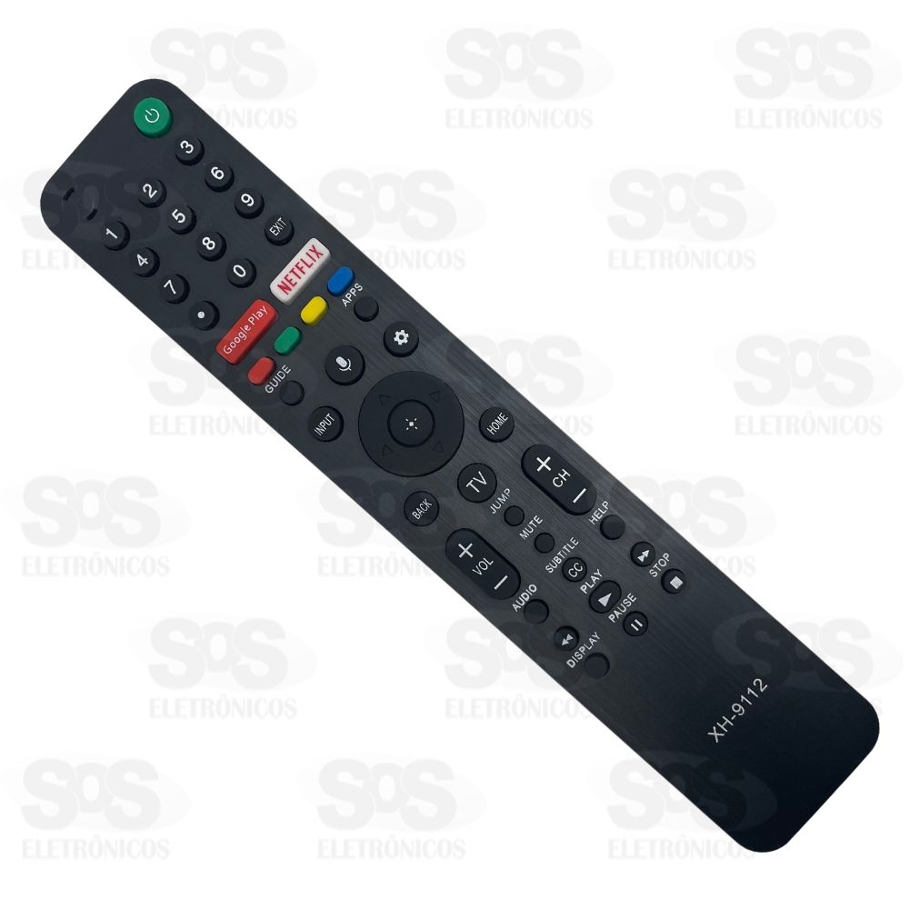 Controle Remoto Sony Smart Netflix e Google Play XH 9112