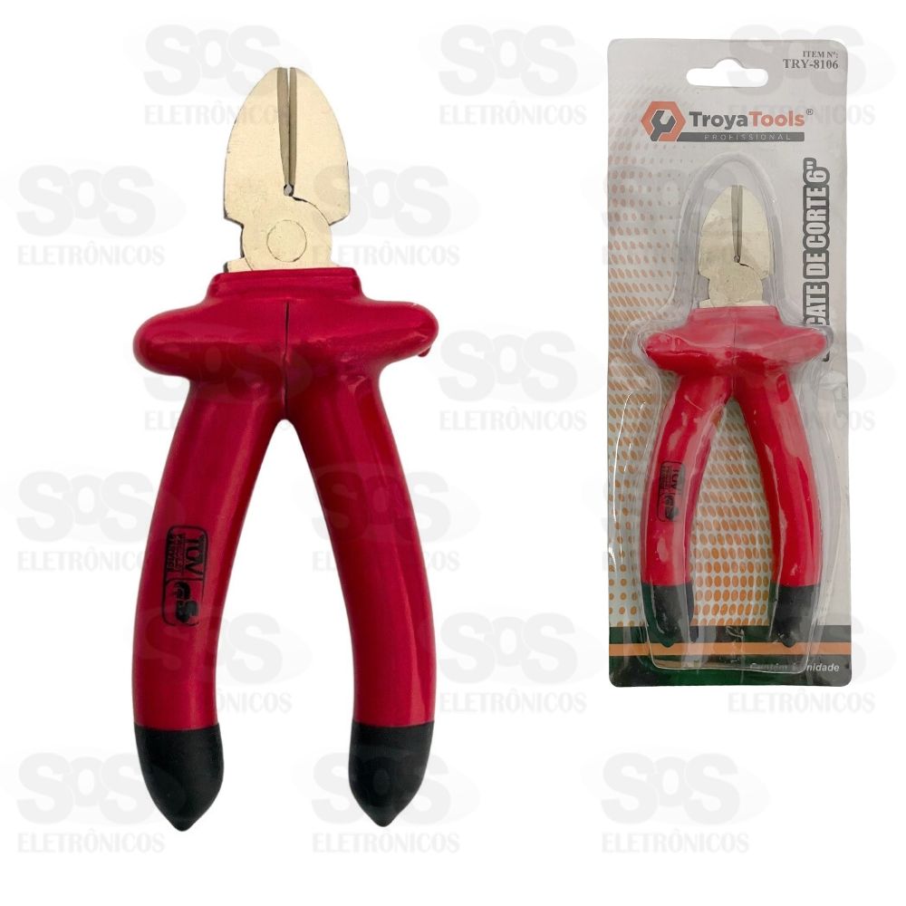 Alicate De Corte 6 Polegadas Troya Tools TRY-8106