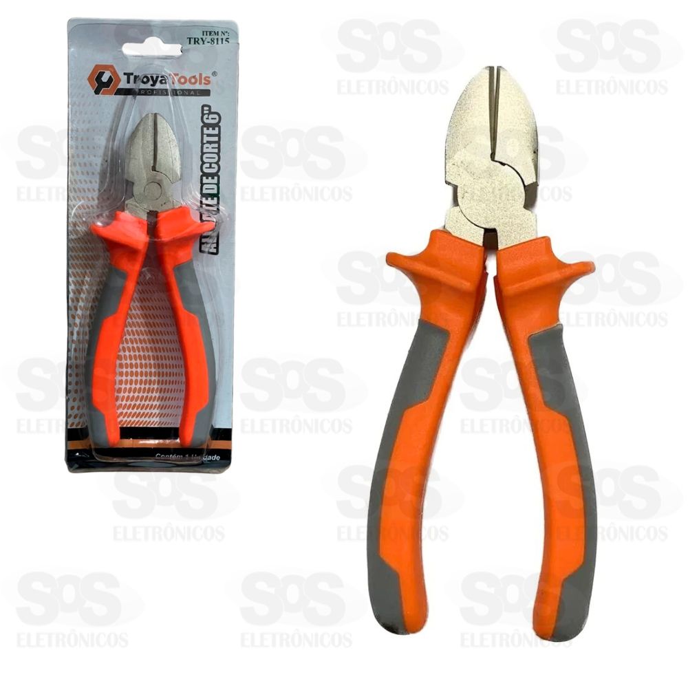 Alicate De Corte 6 Polegadas Troya Tools TRY-8115