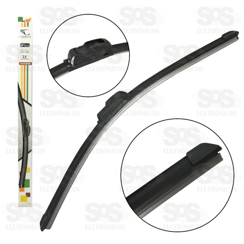 Limpador De Para-Brisa Siliconado 66cm CRS-6095/TRY-0013