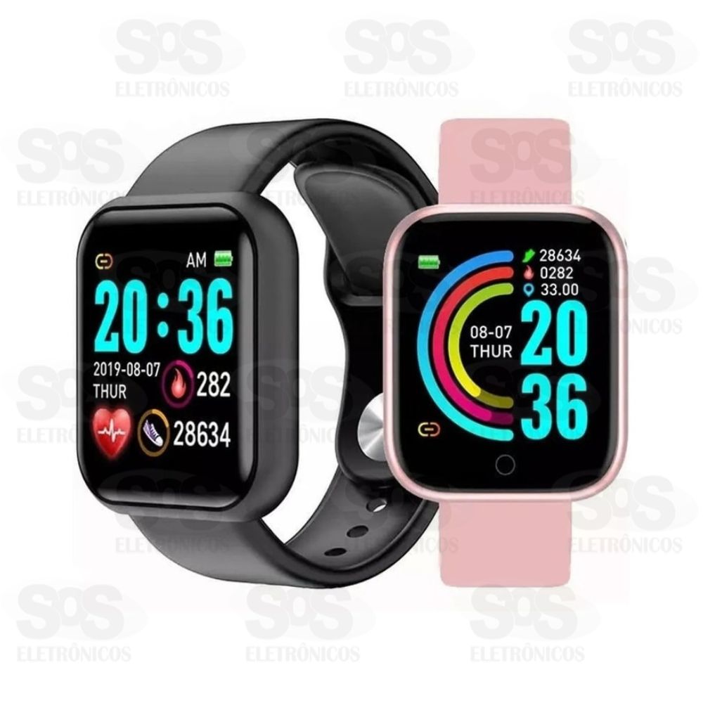 Relógio Smartwatch GL08 NFC HiWatch Plus