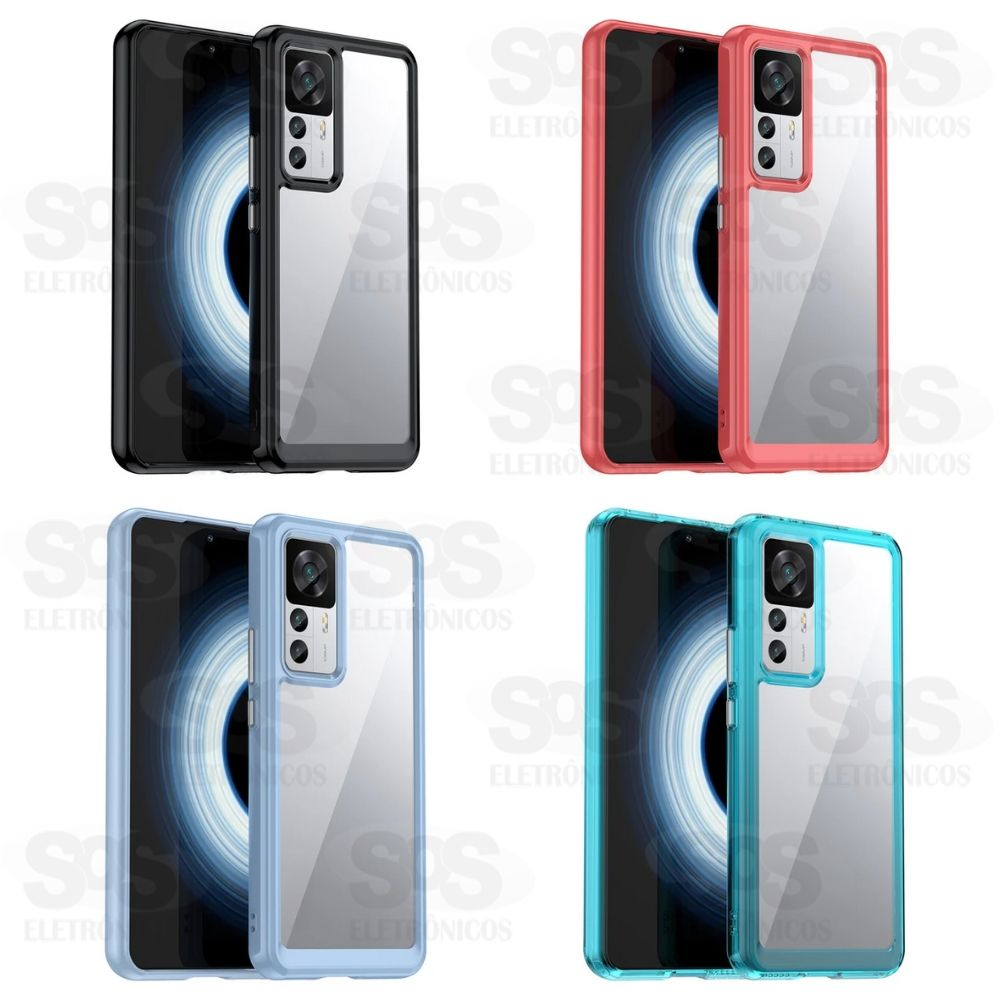 Capa Transparente Com Borda Xiaomi Redmi 9C Cores Sortidas