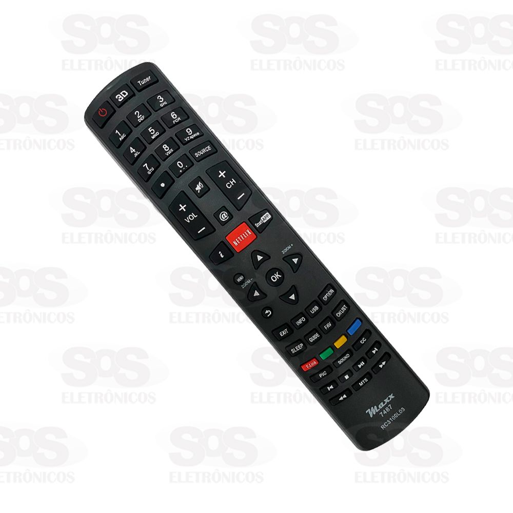 Controle Remoto Philco Smart Netflix Maxx 7487