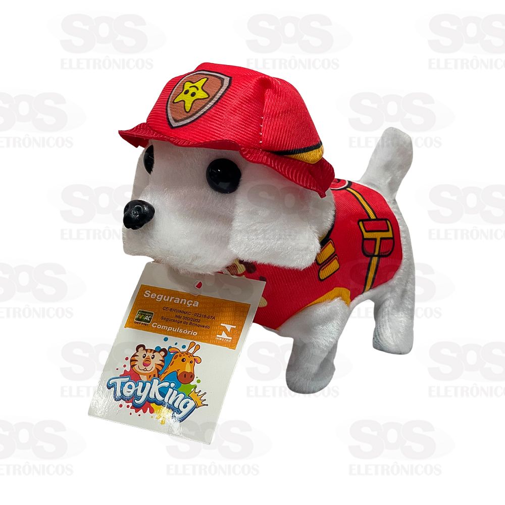 Equipe Canina Pelcia Anda e Late Toy King TK-DG01