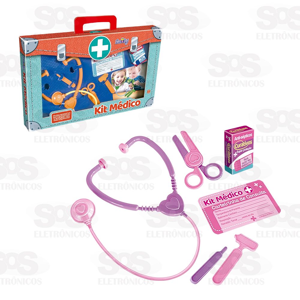 Kit Mdico De Brinquedo Nova Toys 1064