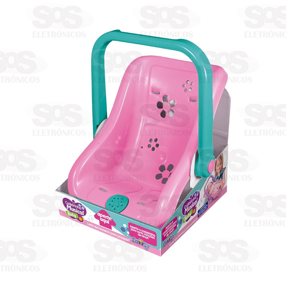 Cadeirinha Musical Para Bonecas Nova Toys 1105