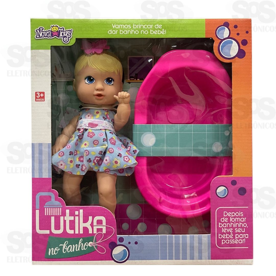 Boneca Lutika No Banho Nova Toys 1110