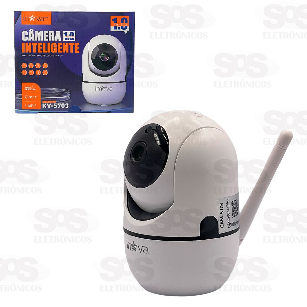 Cmera De Segurana Wi-Fi Inteligente Inova Prime KV-5703