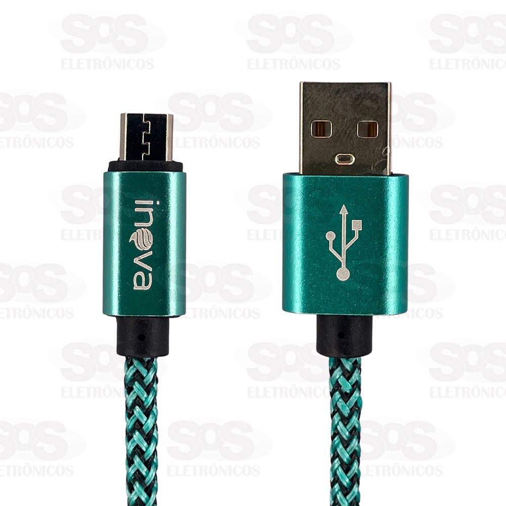 Cabo De Dados Micro USB V8 3.4A 2 Metros Inova CBO-6061