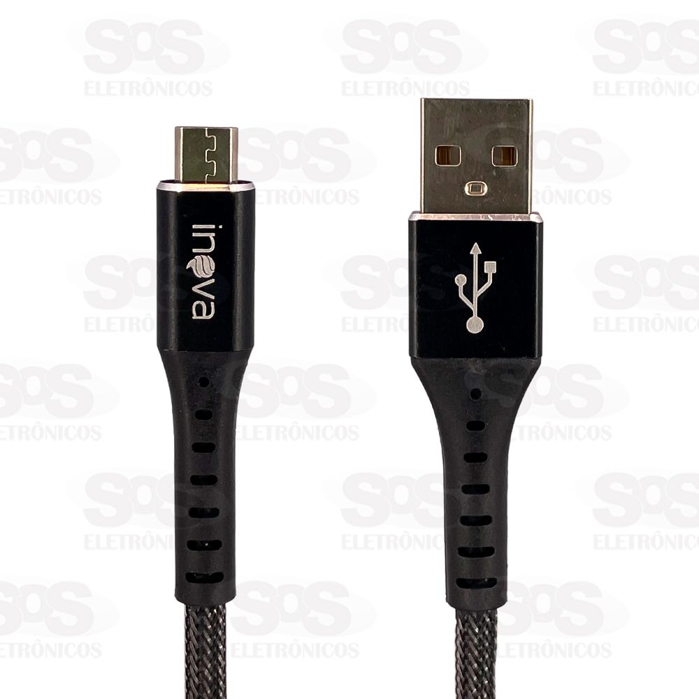 Cabo De Dados Micro USB V8 3.4A 1 Metro Inova CBO-7543