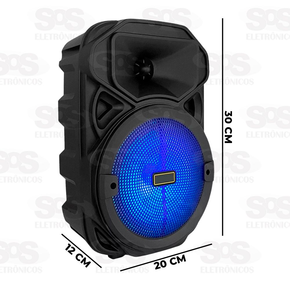 Caixa De Som Romeo Box 5W LED RGB Xtrad XDG-65