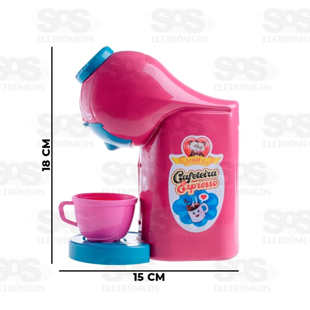 Cafeteira Expresso Infantil Cores Sortidas 345S