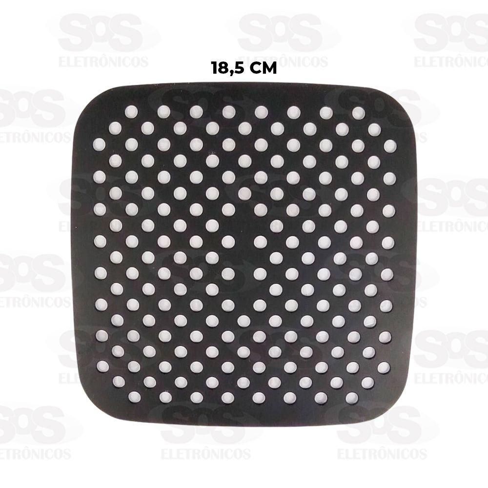 Tapete Protetor Quadrada De Silicone Para Air Fryer 18,5CM Caerus CRS-1830