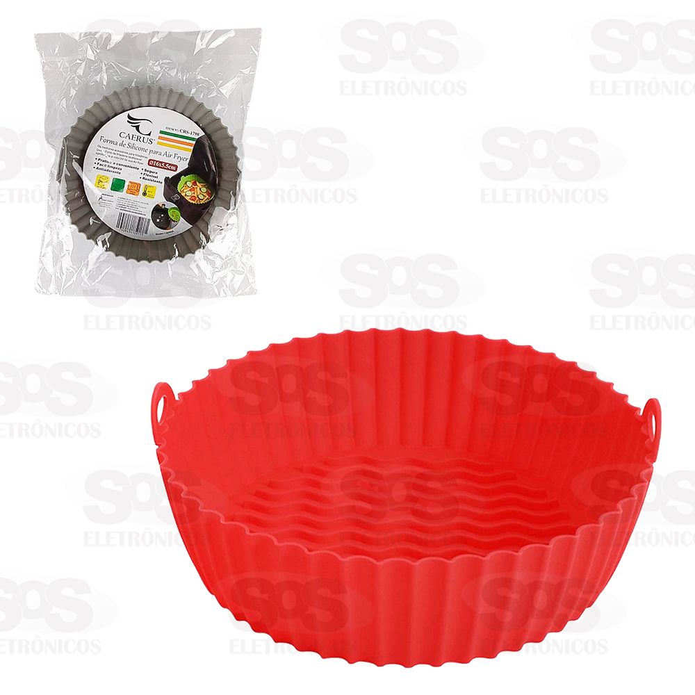 Forma De Silicone Para Air Fryer 16x5,5CM Caerus CRS-1798