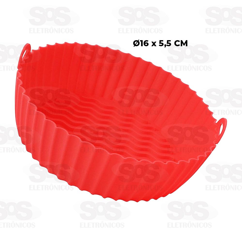 Forma De Silicone Para Air Fryer 16x5,5CM Caerus CRS-1798