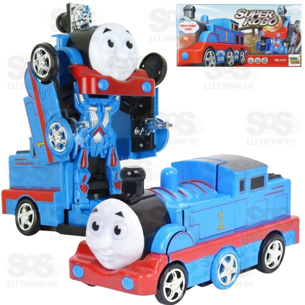 Trenzinho Transformes Bate e Volta Com Luz e Som Toy King TK 1177