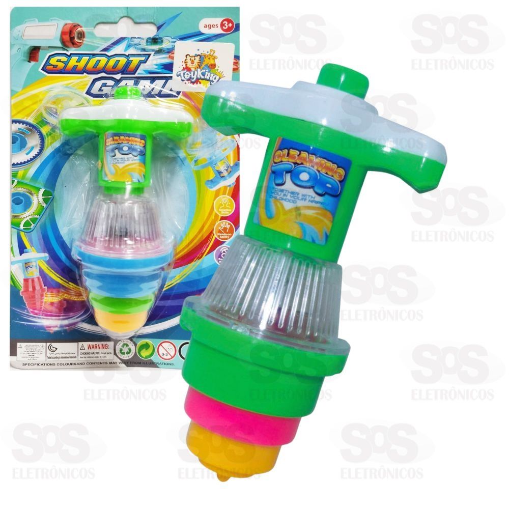 Pio Gira-Gira Com Iluminao Cores sortidas Toy King TK-AB5869