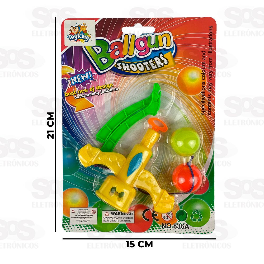 Kit Arma Lana Bolinhas De Plstico Toy King TK-AB4357