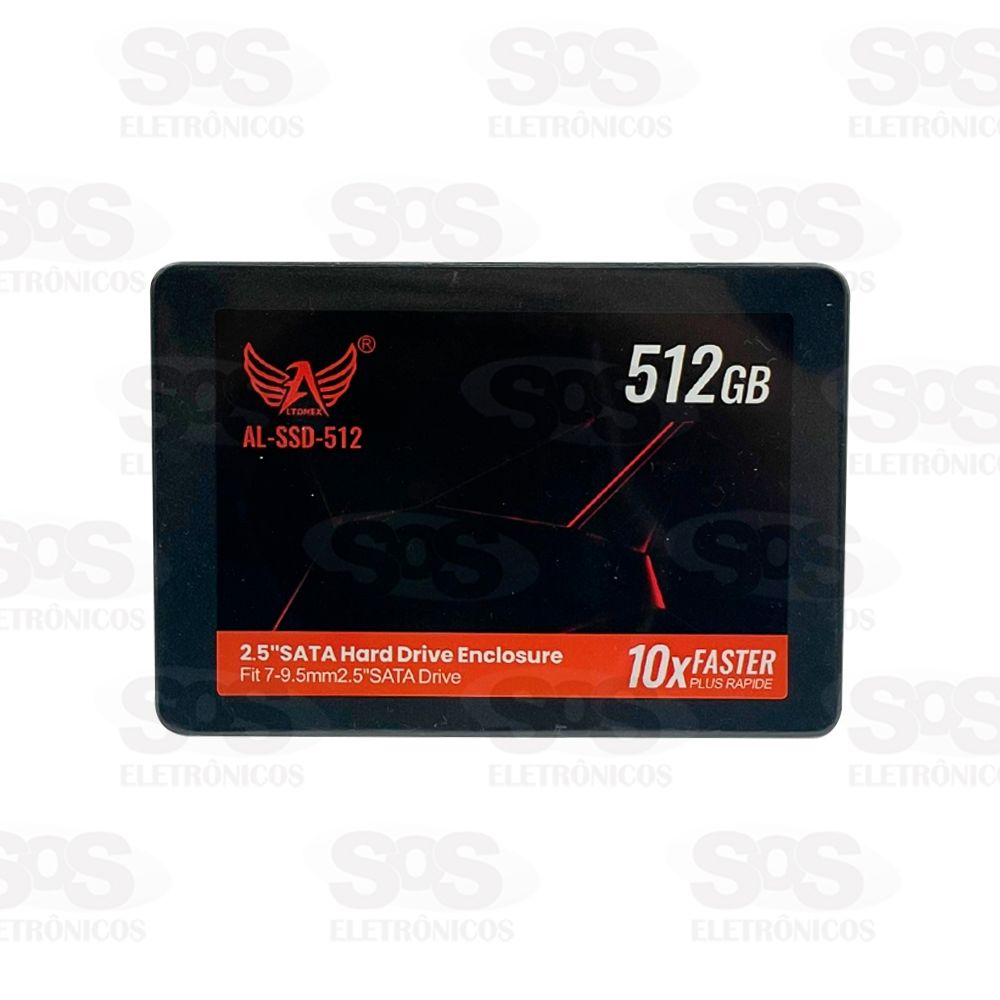 SSD 2.5 Polegadas SATA 512GB Leitura e Gravao Altomex AL-SSD-512