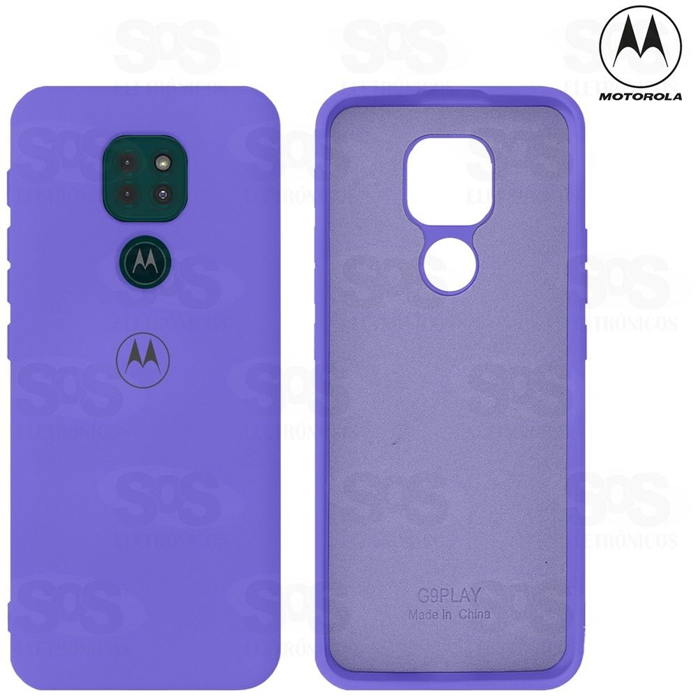 Case Aveludada Blister Motorola E6 Plus Cores Variadas 