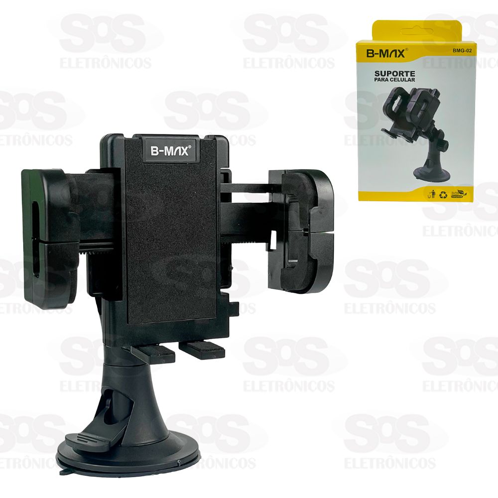 Suporte Para Celular Com Trava e Ventosa B-Max BMG-02