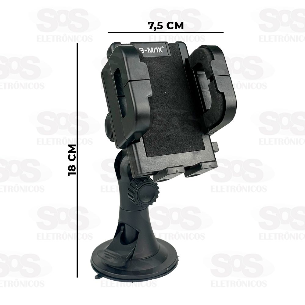 Suporte Para Celular Com Trava e Ventosa B-Max BMG-02