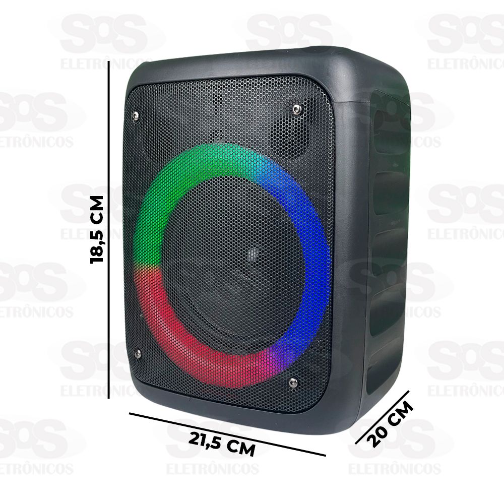 Caixa De Som TWS 20W Com LED RGB KTS-1238