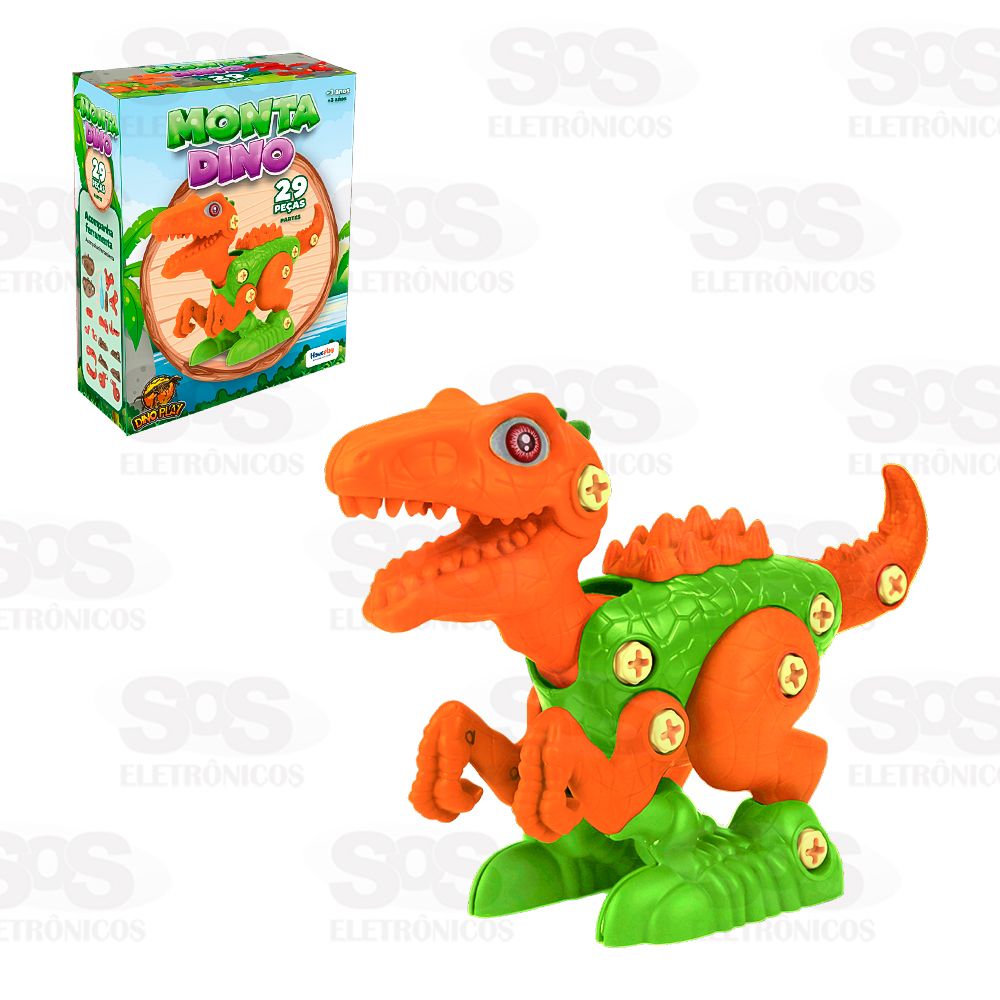 Dinossauro Monta e Desmonta 28/29 Peas Xplast 6302 6303