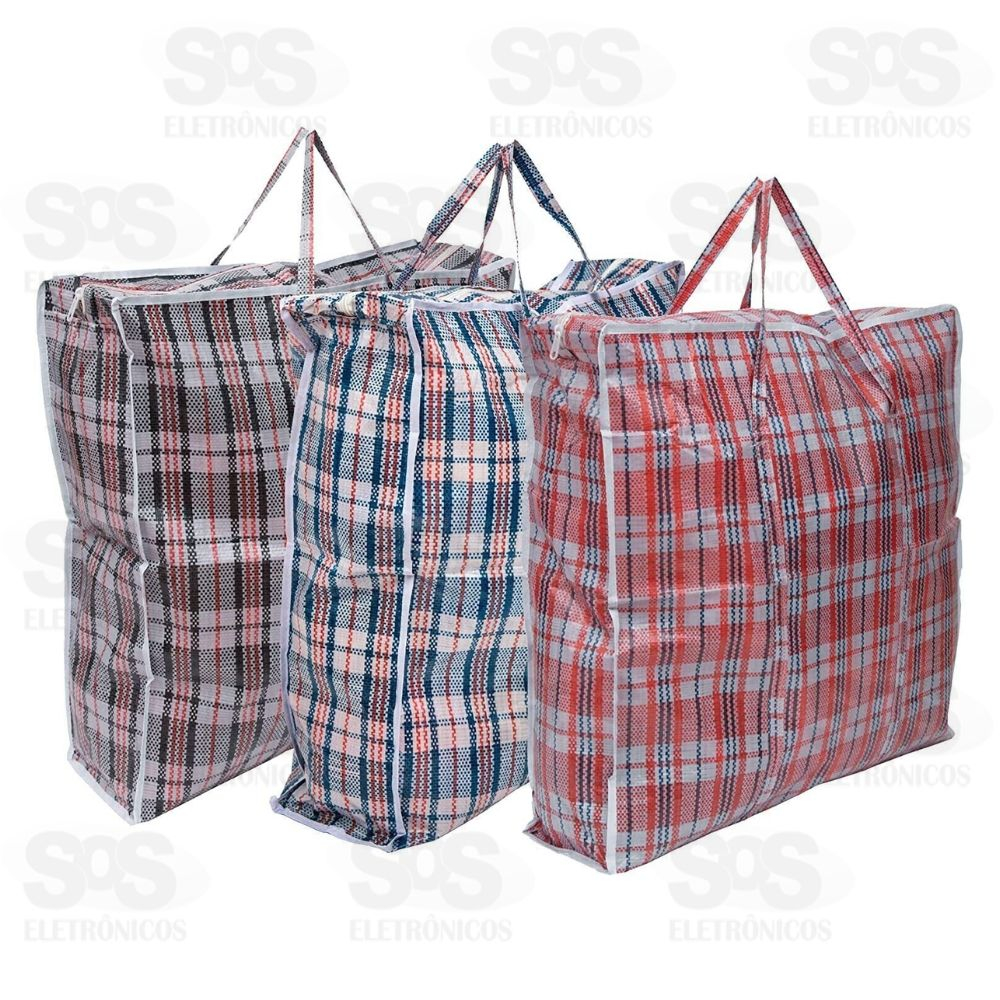 Sacola Multiuso Nylon 60x60x14 cm Caerus CRS-6140