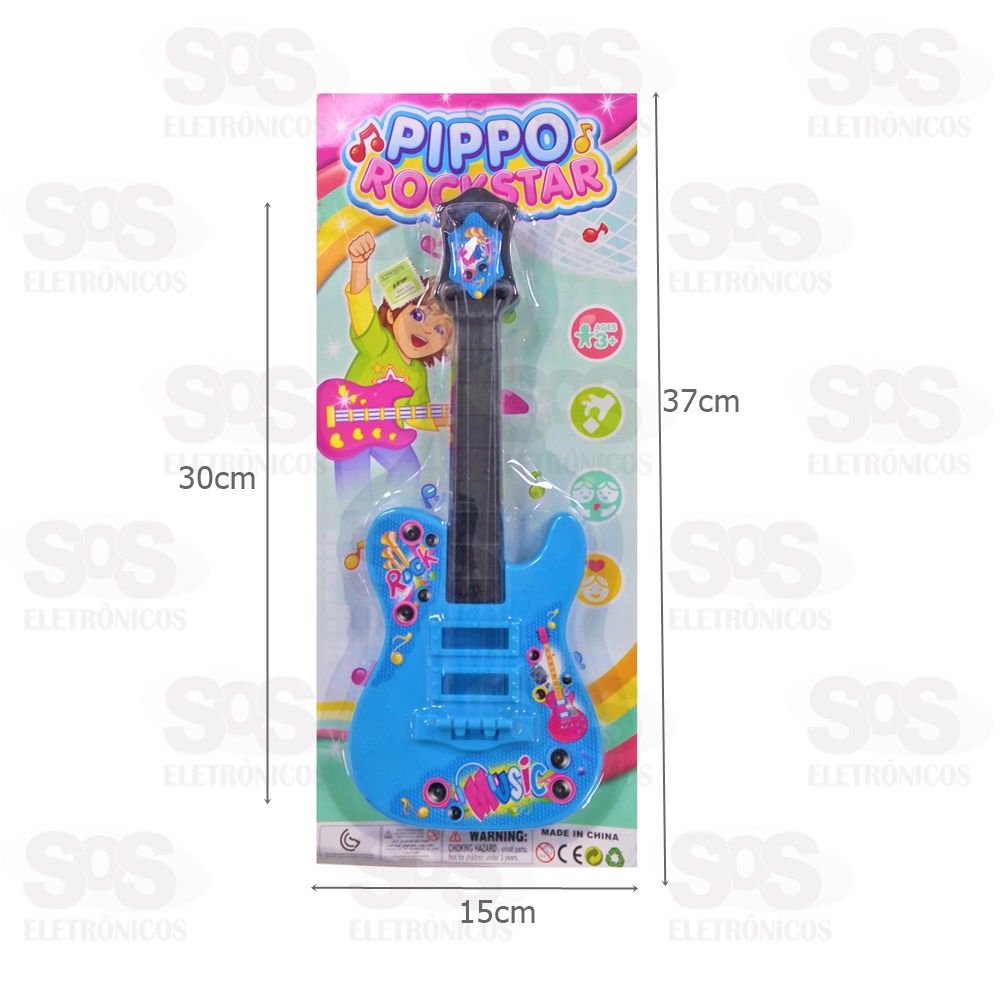 Guitarra Infantil Rockstar Toy King TK-AB4395