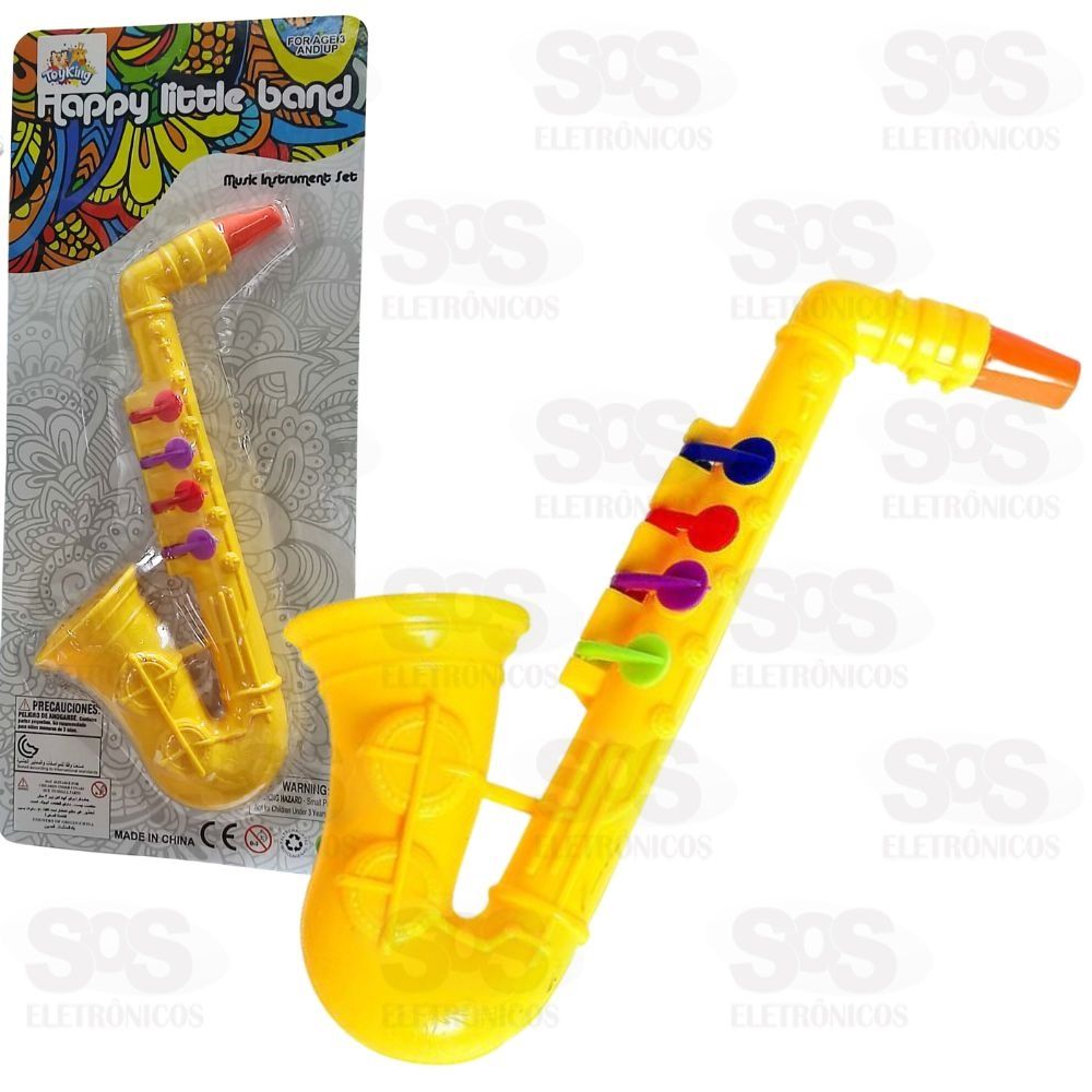 Saxofone de Brinquedo Infantil Toy King TK-AB5835